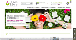 Desktop Screenshot of huiles-et-sens.com